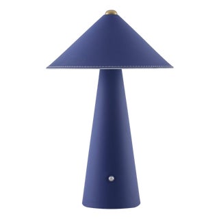 Nomelle Accent Table Lamp Dark Blue For Sale