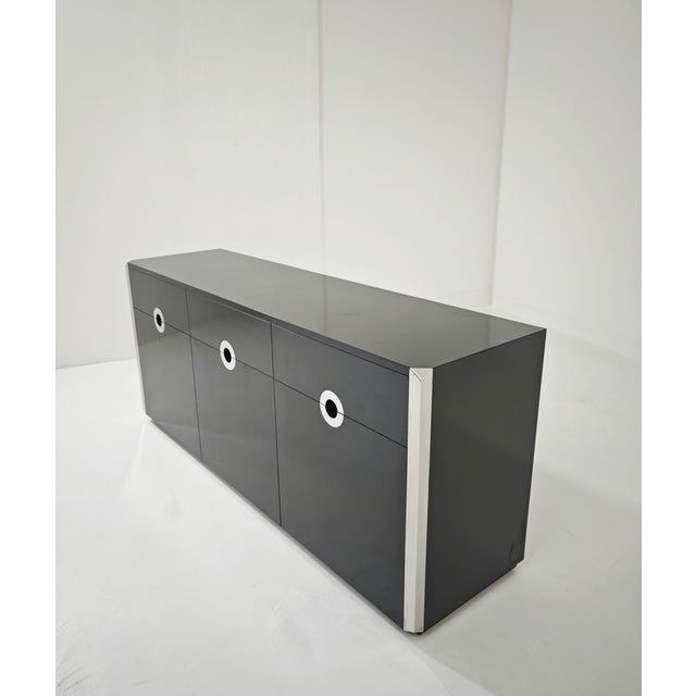1970s Sideboard in Laminated Wood by Mario Sabot, Italy, 1974 For Sale - Image 5 of 18