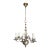 Vintage Silverplate Georgian Chandelier For Sale