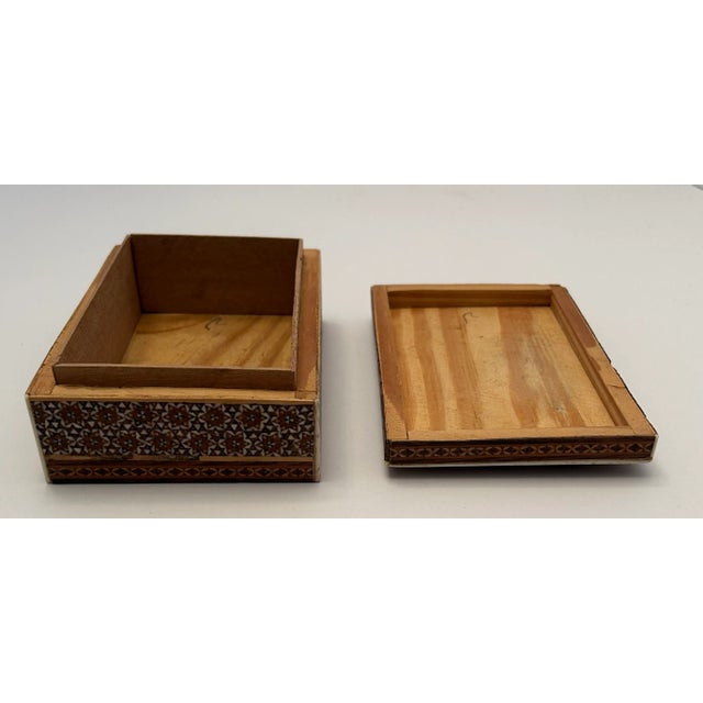 20th Century Middle Eastern Moroccan Micro Mosaic Trinket Box For Sale - Image 10 of 10