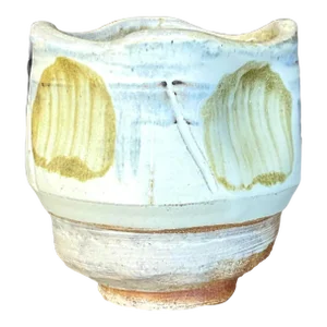Vintage Boho Glazed Studio Pottery Vase