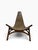 Mid 20th Century Mid-Century British Colonial Style Rattan High-Back Throne Lounge Chair and Ottoman – Set of 2 For Sale - Image 5 of 11