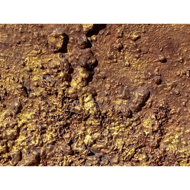 Contemporary "Cosmogony-the Earth" Contemporary Brutalist Style Natural Color Palette Landscape Painting by Diane Grant For Sale - Image 3 of 10
