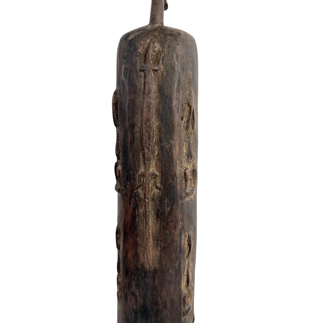 1970s Vintage Unique Dogon Hand Carved Wooden Box Mali 18.5" H For Sale - Image 5 of 9