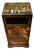 Black Lacquered and Lucky Decorated Chinoiserie Side Cupboard, 1920 For Sale