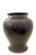 Japanese Bronze Vase Antique Chinese Asian Cicada Pattern 9 Inch Large For Sale - Image 4 of 9