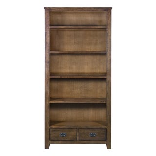 Mission Open Shelf Bookcase - Walnut For Sale