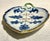 Manufacture de Sevres MCM Italian Sèvres Hand Made Porcelain Leaf With Gold Rim Catchall For Sale - Image 4 of 8