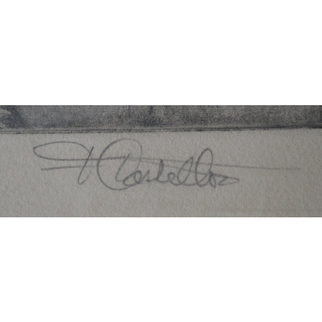 Figurative Federico Castellon Original Etching and Aquatint Signed #'D For Sale - Image 3 of 6