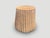 2010s Andrianna Shamaris Minimalist Bleached Teak Wood Side Table For Sale - Image 5 of 5