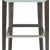 Kelley Barstool in Sky Blue & Espresso For Sale - Image 4 of 7