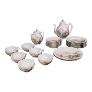 1900's Antique Kutani Tea Service