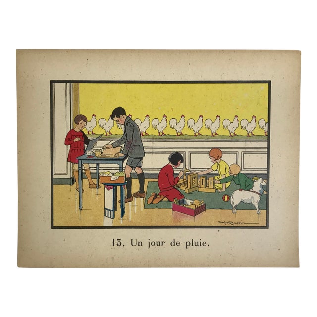 Mid 19th Century Jean-François Raffaëlli – French Educational Illustration / Children M For Sale