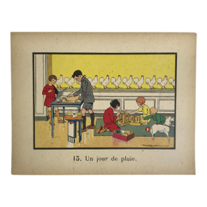 Mid 19th Century Jean-François Raffaëlli – French Educational Illustration / Children M