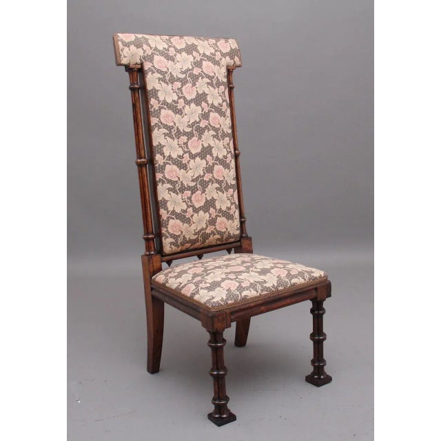 Early 19th Century Gothic Rosewood Chair For Sale - Image 10 of 10