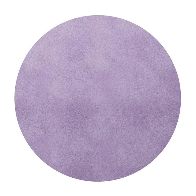 Tapis Round Lavanda #008 Rug by TAPIS Studio For Sale