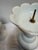 Lotus Shaped Ceramic Candle Holders, Pair For Sale - Image 9 of 12