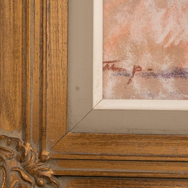 Early 20th Century France Purple Wood Painting For Sale - Image 11 of 15