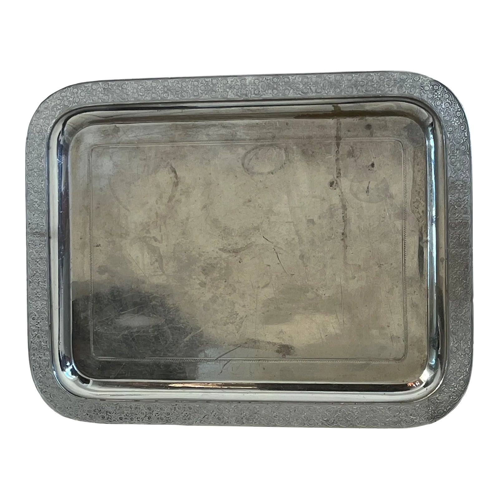 Vintage 19th Century Meriden Britannia Company Quadruple Plated Platter