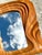 Mid-Century Modern Vintage Hand Carved Wave Mirror For Sale - Image 3 of 12