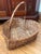 Large Antique Heart-Shaped Bamboo Basket With Handle For Sale - Image 10 of 10