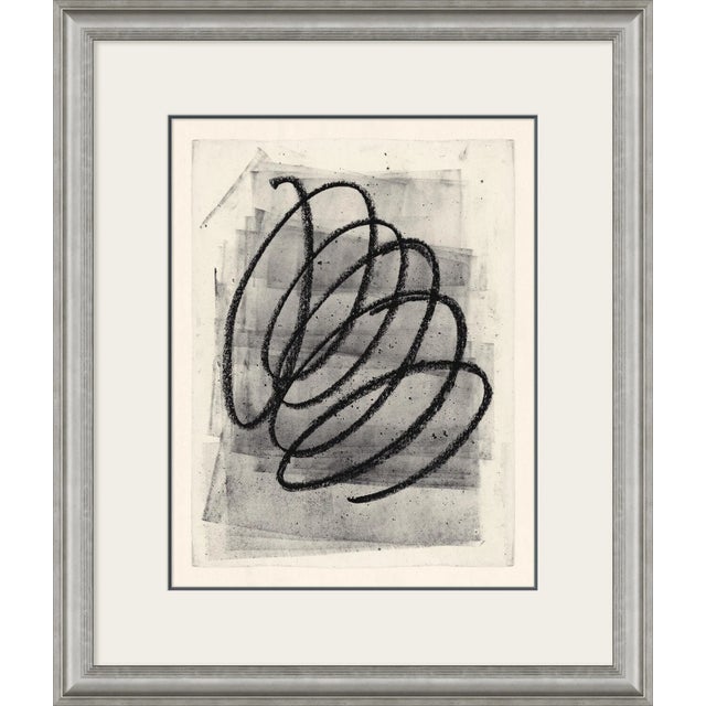 Black Swirl Framed Art Prints - Set of 9 by David Phoenix For Sale In Tampa - Image 6 of 11
