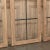 Rustic European Set of 3 Antique Solid Pine Windows With Hand-Rolled Glass For Sale - Image 3 of 13