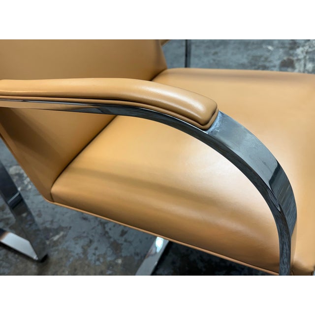 Ludwig Mies Van Der Rohe for Knoll Brno Armchairs, Set of Six For Sale - Image 9 of 12