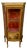 French Mahogany Vitrine by Vernis Martin, 1890 For Sale