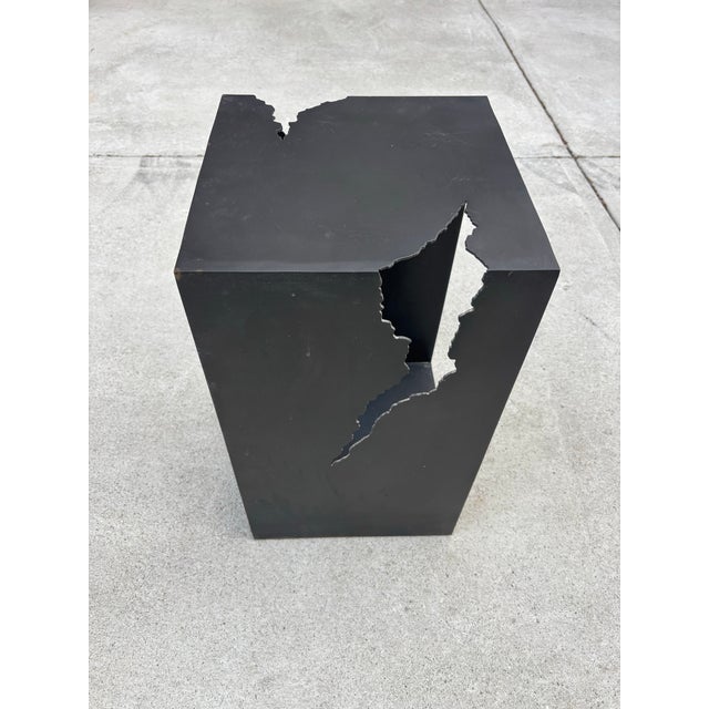 1990s R. Henry Design Welded Artist Table For Sale - Image 4 of 8