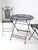 Vintage French Bistro Folding Patio Set For Sale - Image 16 of 18
