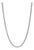 Unisex 14k White Gold 4-Prong 17.70ctw Lab Grown Diamond Tennis Chain Necklace For Sale