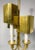 Mid 20th Century Vintage Brass Table Lamps in manner of Parzinger - A Pair For Sale - Image 5 of 9