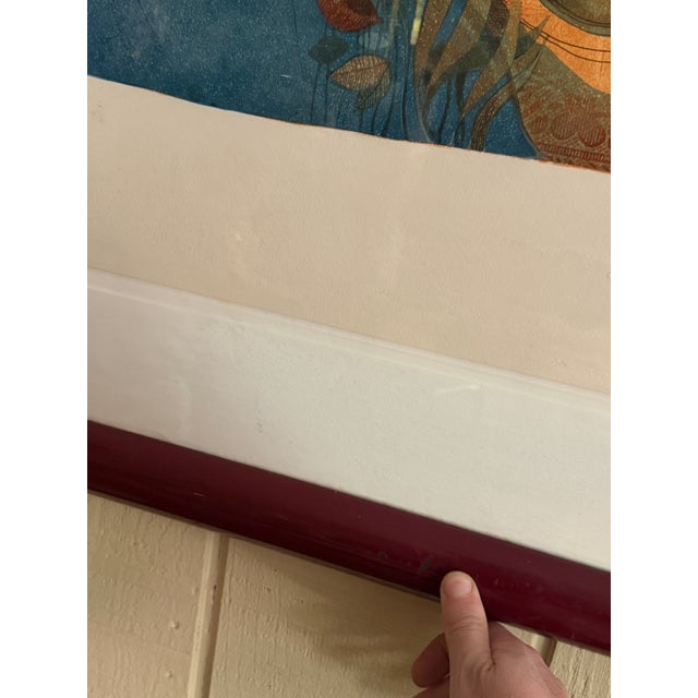 Alvar Sunol Signed and Numbered Embossed Litho ‘Sussana and the Elders’ Framed For Sale - Image 10 of 12