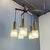 A beautiful ceiling light with the typical design and materials of the mid-century era. A particular highlight is the use...