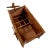 Rustic Hand Crafted Folk Art Costa Rican Oxcart Wagon Bar Cart With Intricate Marquetry For Sale - Image 3 of 14
