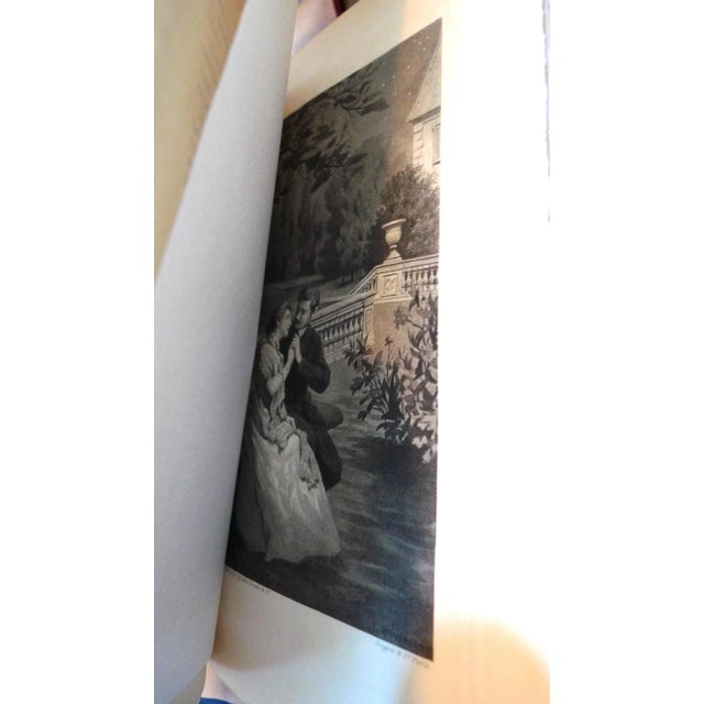 Late 19th Century Illustrated Red Leather Volumes, the Works of Alphonse Daudet - 11 Books. For Sale - Image 12 of 13