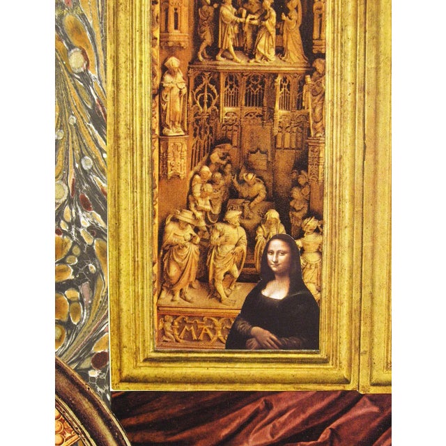 1970s Contemporary Mary Helen Horty "Interplay Between Life and Art" Paper Collage/Montage For Sale - Image 5 of 6