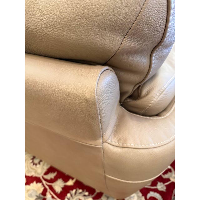 Natuzzi Editions Collection Leather Lounge Chair For Sale - Image 11 of 12
