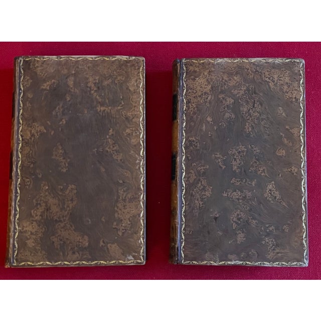 Brown Antique 18th Century Fine Leather Bindings - Samuel Butler. Esq. "Hudibras" Books From Hugh Walpole's Library at Brackenburn - 2 Volumes For Sale - Image 8 of 18