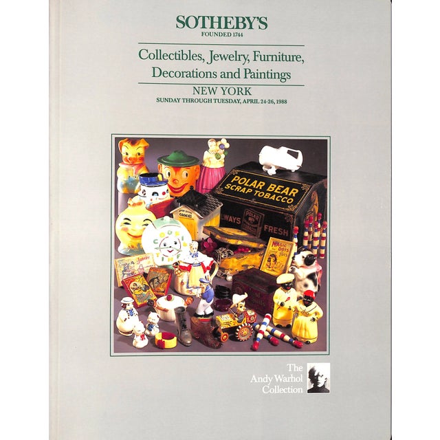 The Andy Warhol Collection 1988 Sotheby's New York For Sale In New York - Image 6 of 6