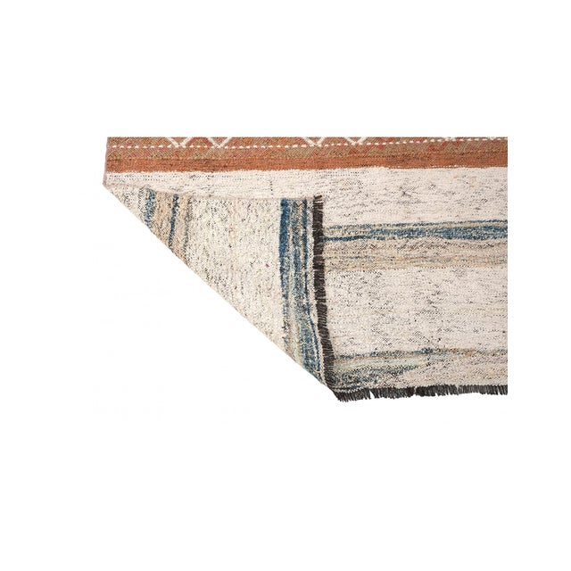 1960s Small Vintage Turkish Kilim Rug - 3`5″ X 4`9″ For Sale - Image 5 of 6