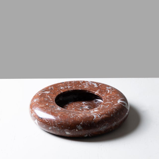 Maroon Marble Ashtray from Up&Up, 1970s For Sale - Image 8 of 8