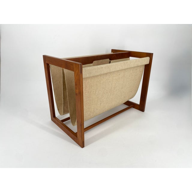 1960s Mid-Century Newspaper Rack by Aksel Kjersgaard for Odder Møbler, Denmark, 1960s For Sale - Image 5 of 12