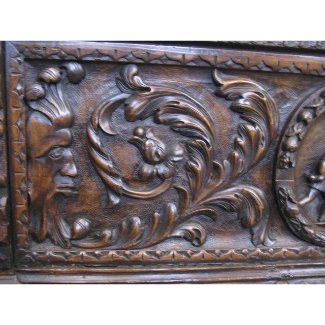 1900 - 1909 Italian Renaissance Revival Coffer Cassone For Sale - Image 5 of 7