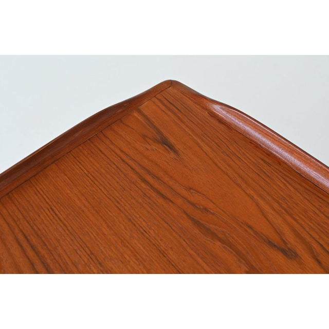 Boomerang Writing Desk in Teak by Peter Løvig Nielsen, 1960 For Sale - Image 13 of 18