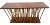 Hollywood Regency Mid-Century Console Sofa Table Hollywood Regency Bamboo & Wood Forest-Base For Sale - Image 3 of 15