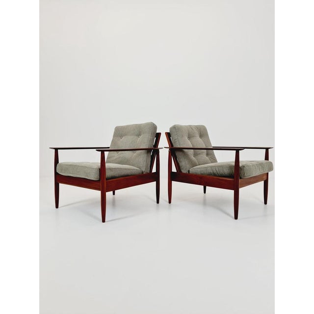 Mid-century easy lounge chairs, Denmark, 1960s. They are in great condition. However, as with all vintage items, some...
