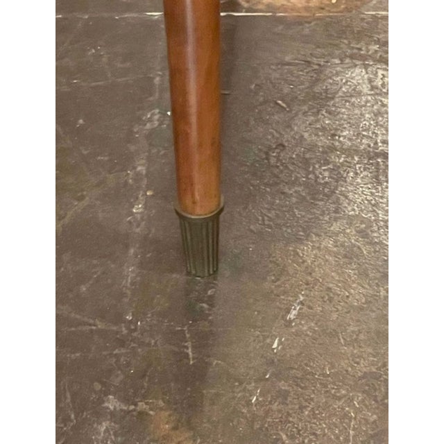 19th C. German Neoclassical Mahogany Side Table For Sale - Image 9 of 9
