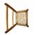 Vintage Rustic Ladder-Back Wood Chair With Hand-Woven Cord Seat For Sale - Image 4 of 5